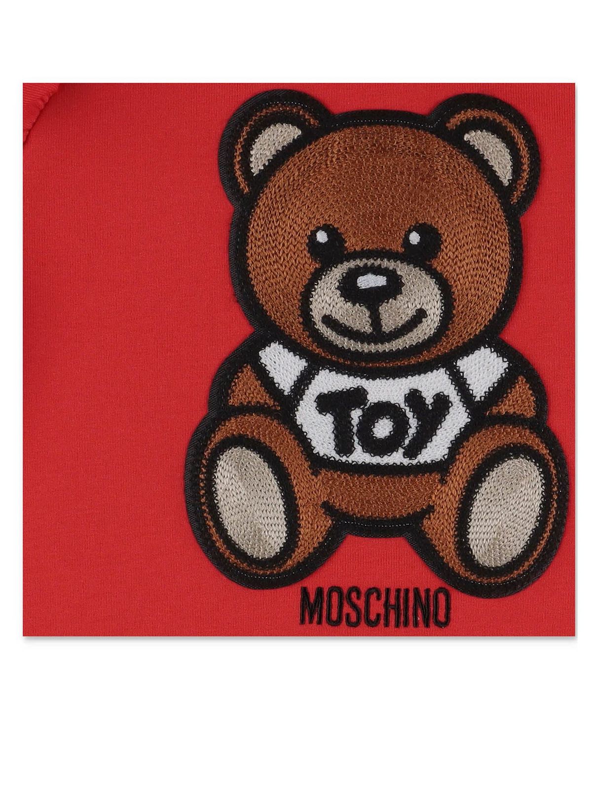 Dresses Moschino Kids - Teddy dress in red - MDV080LDA0050109 | iKRIX.com