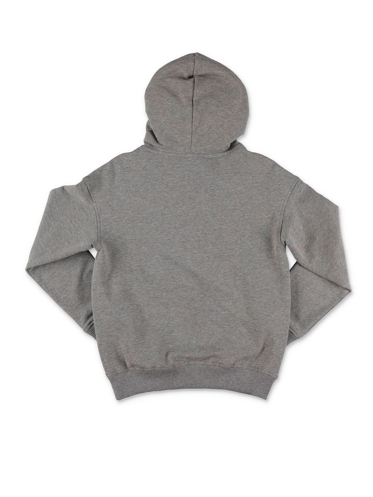 Moschino Kids - Teddy Bear hoodie in grey - Sweatshirts & Sweaters ...