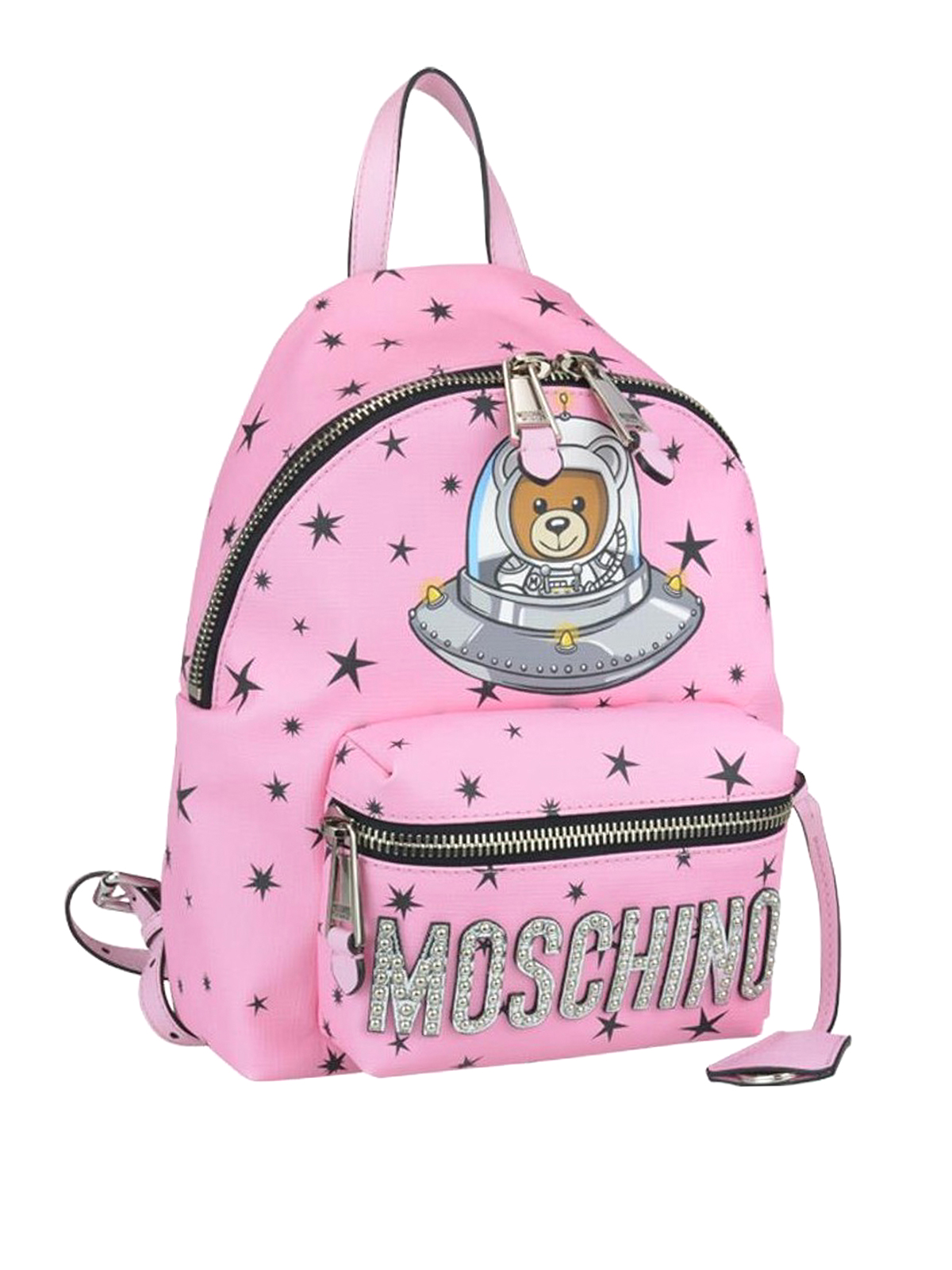 moschino pink backpack