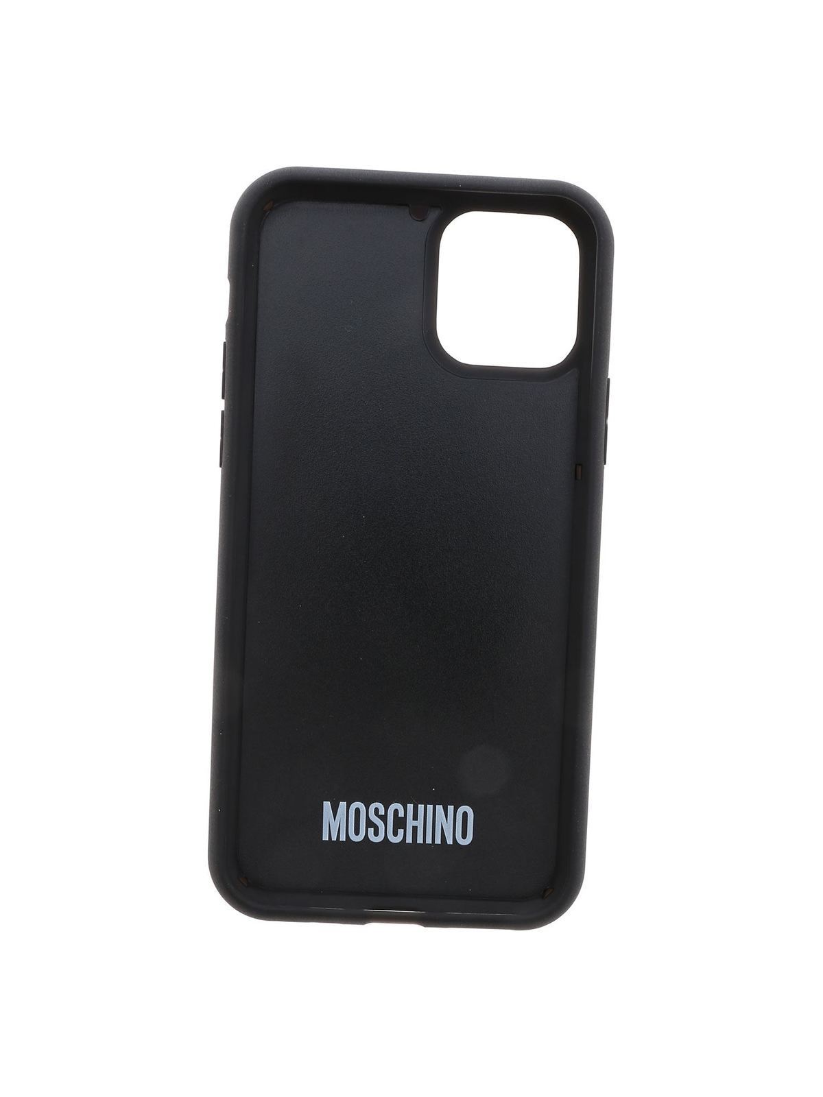 Moschino Teddy Bear Iphone 11 Pro Cover In Pink Cases Covers