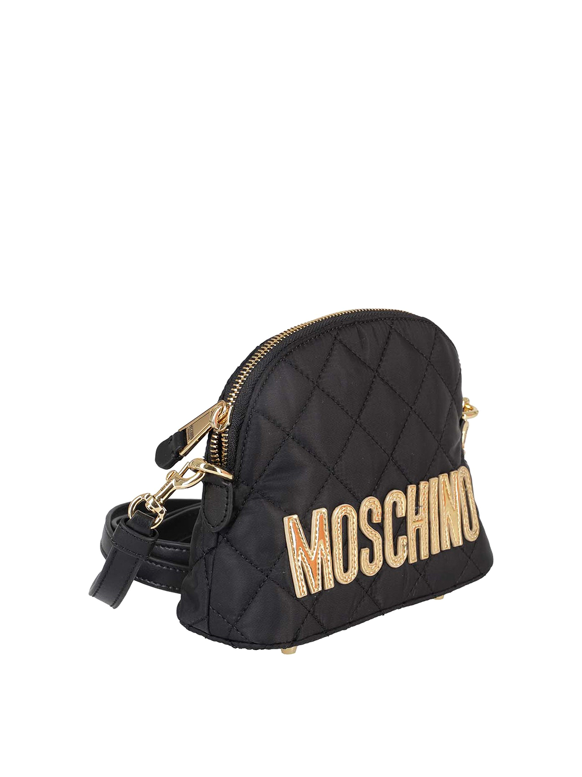 Cross body bags Moschino - Quilted fabric cross body bag - 740482012555