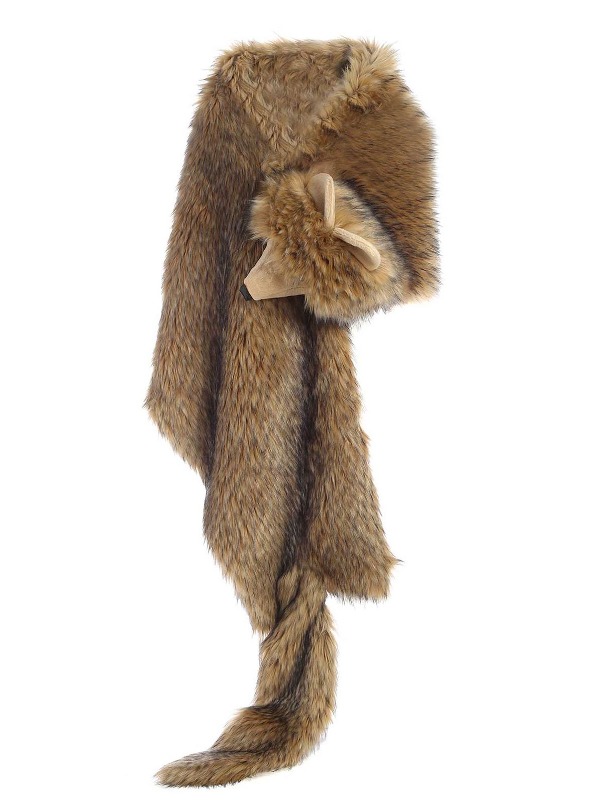 moschino faux fur