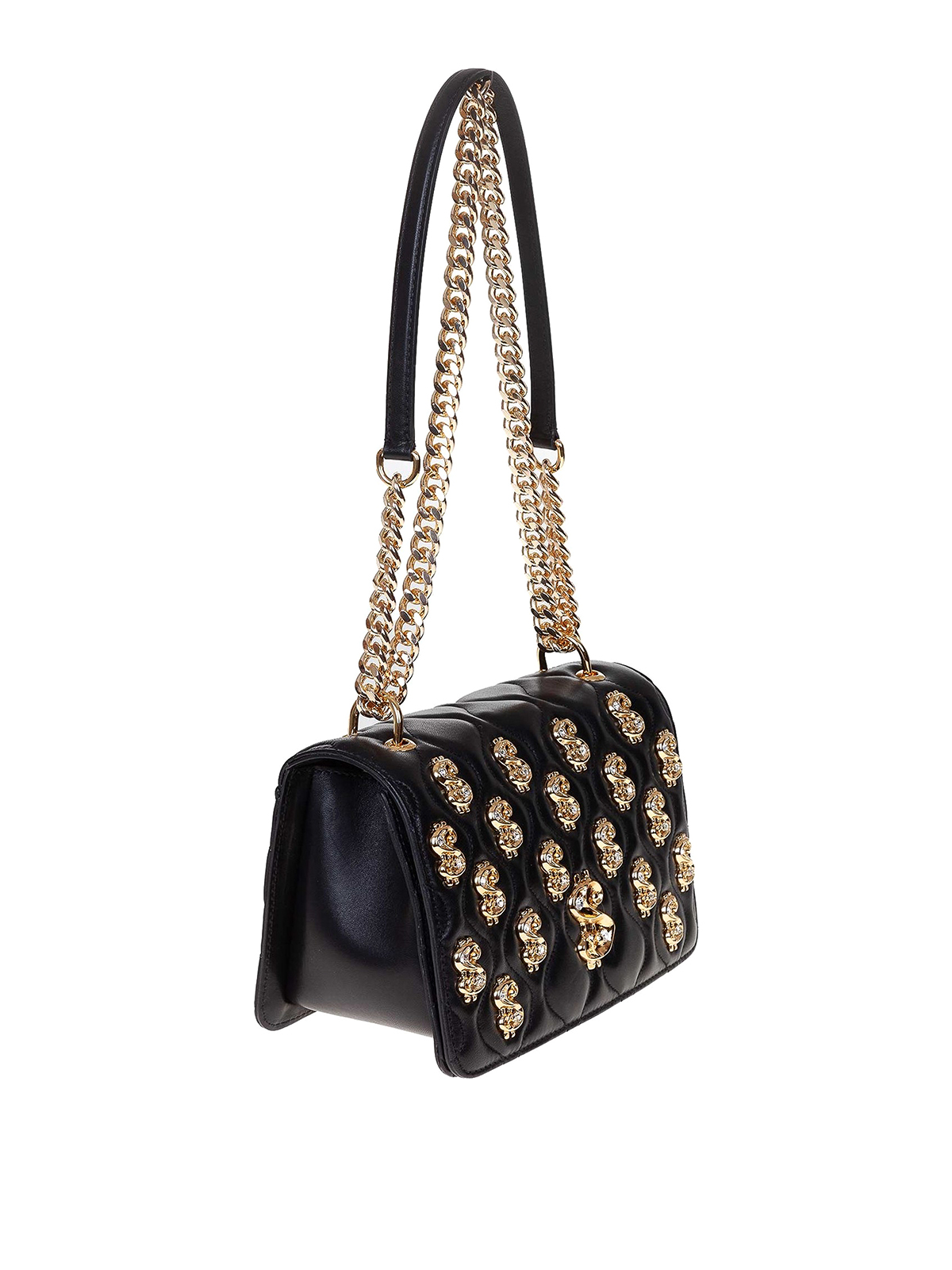 moschino leather handbag