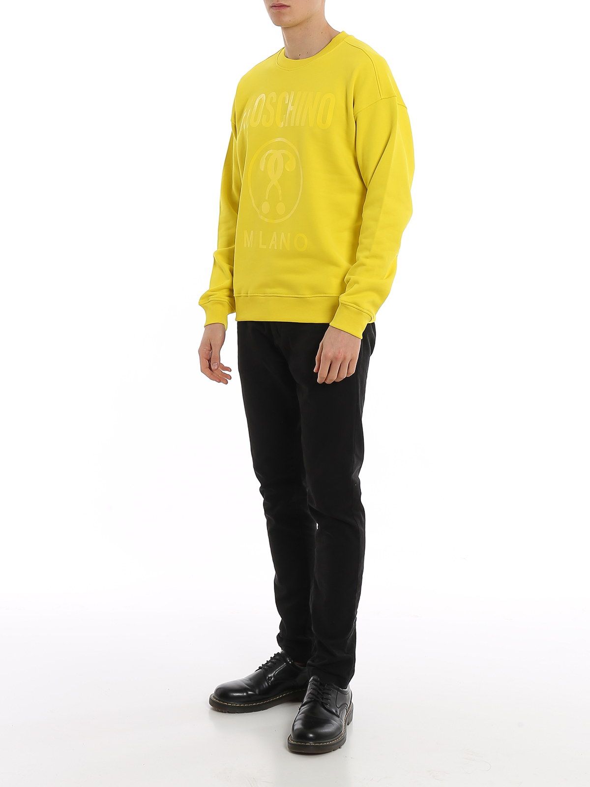 moschino yellow hoodie