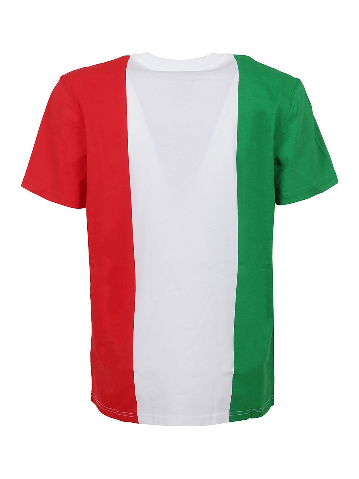 Aanzetten trainer Vaarwel T-shirts Moschino - Italian Slogan cotton T-shirt - 072220401888