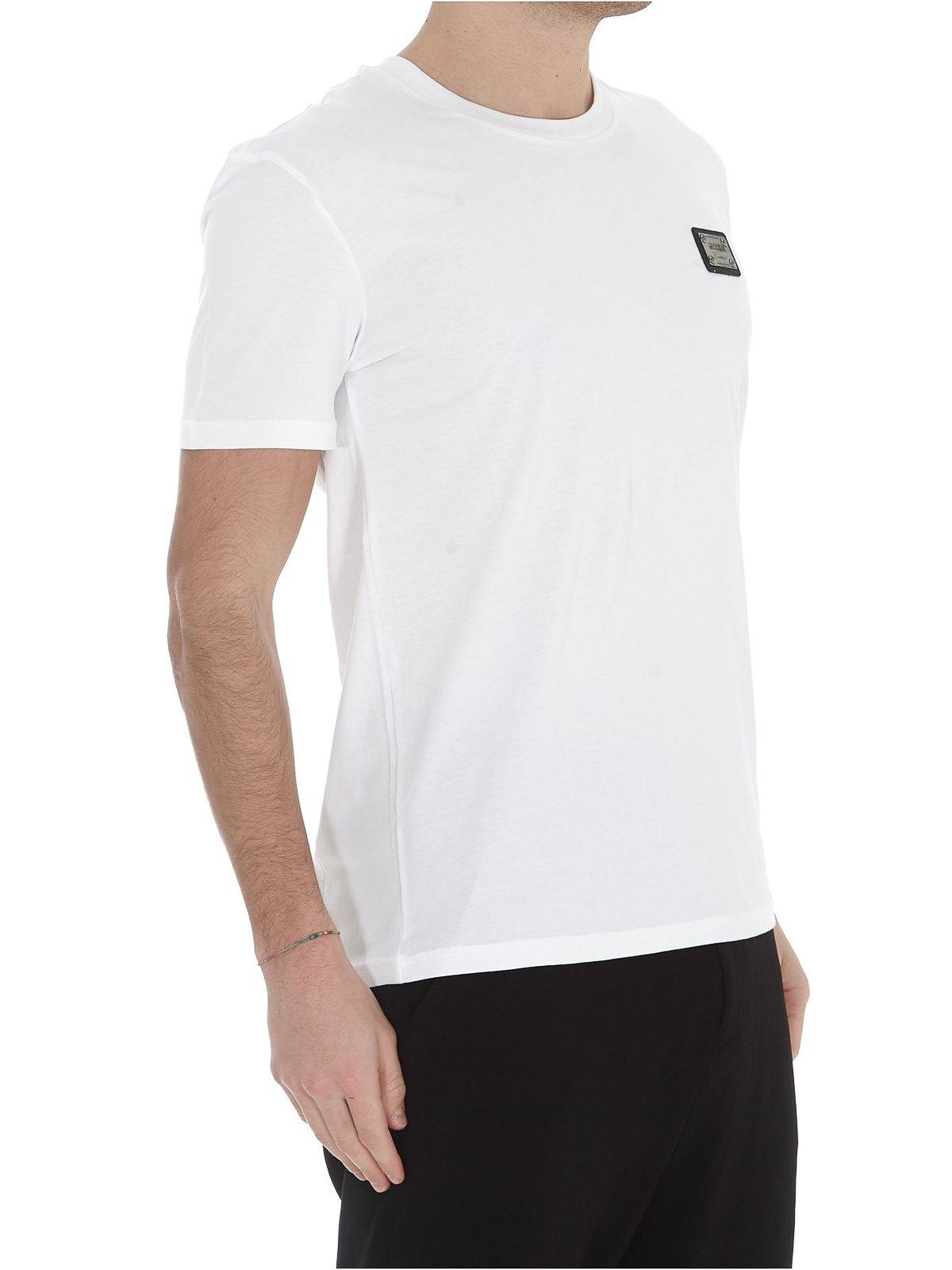 moschino plaque t shirt