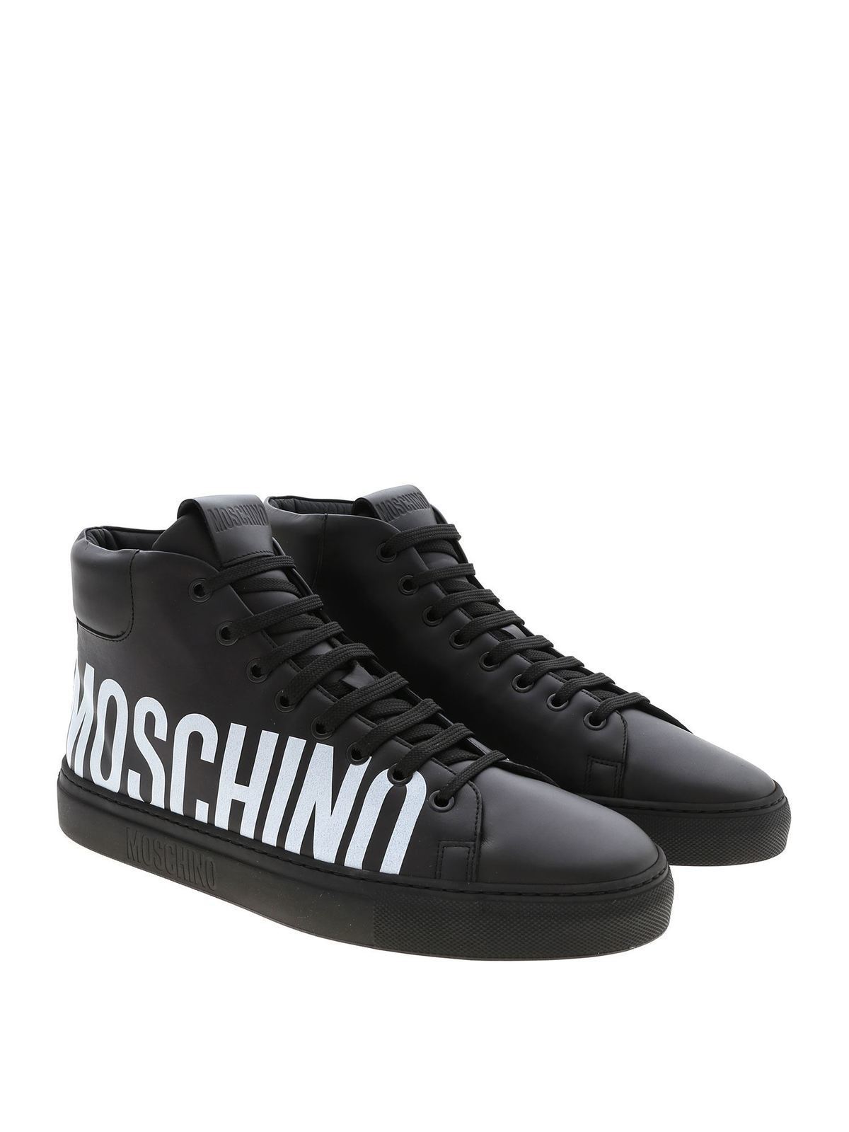 moschino logo sneakers