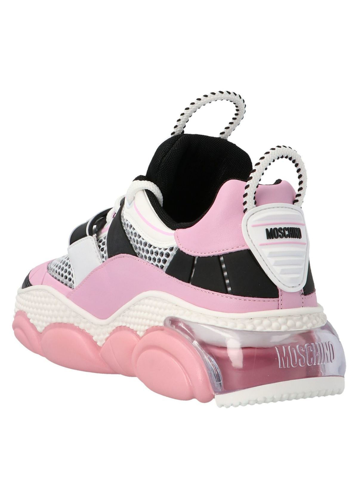 pink moschino trainers