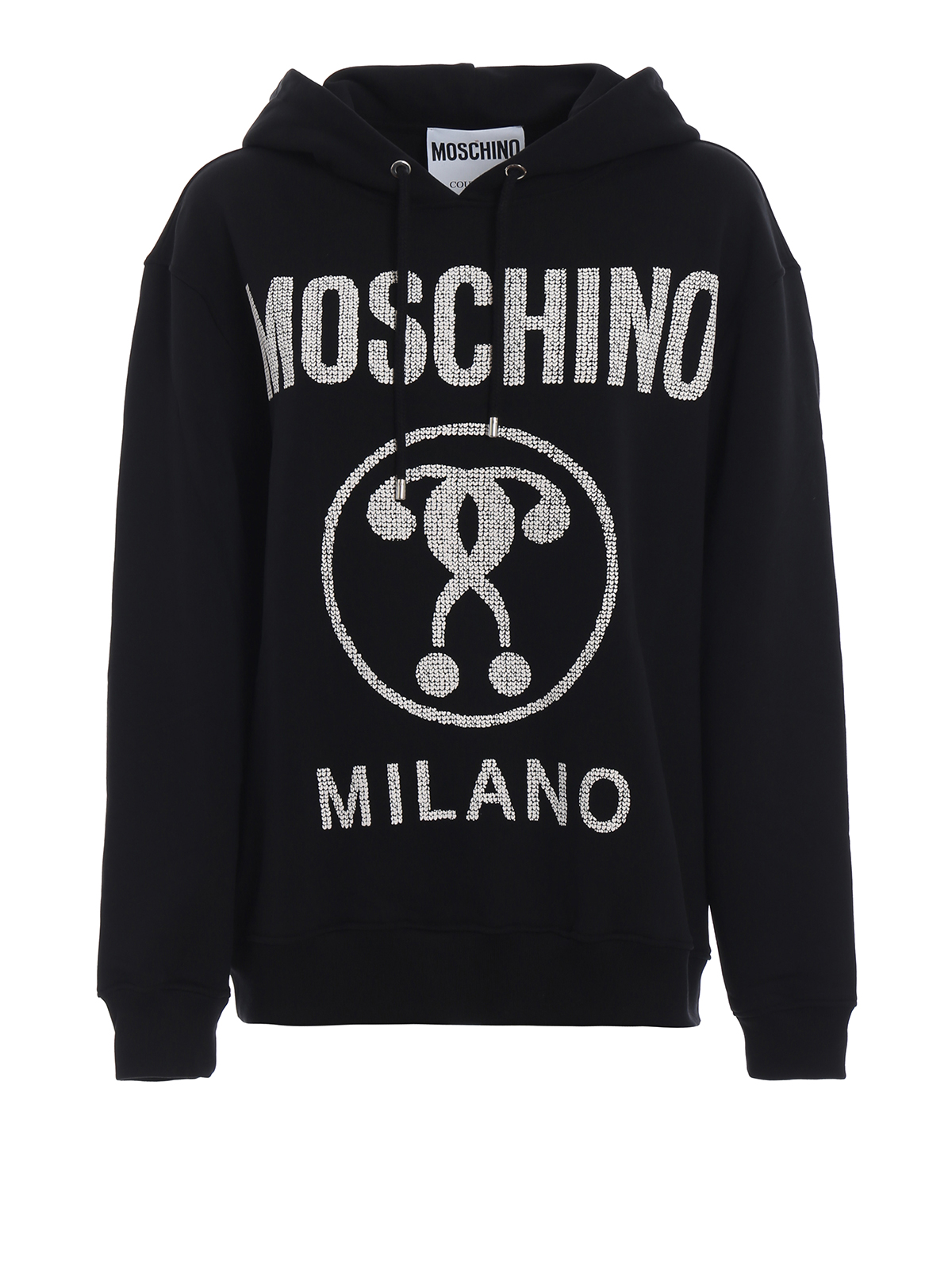 Moschino - Black Moschino Milano hoodie 