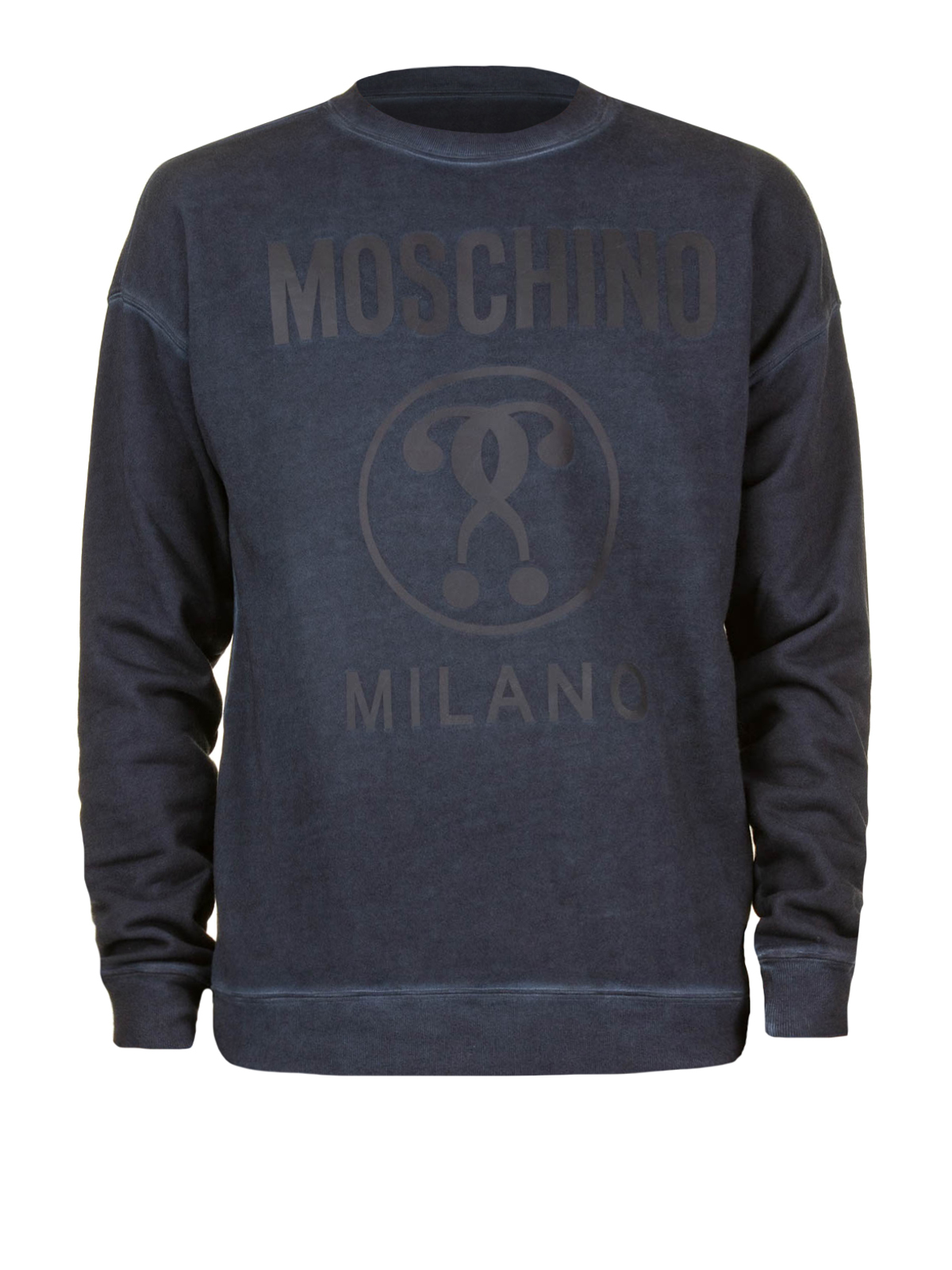 blue moschino sweatshirt