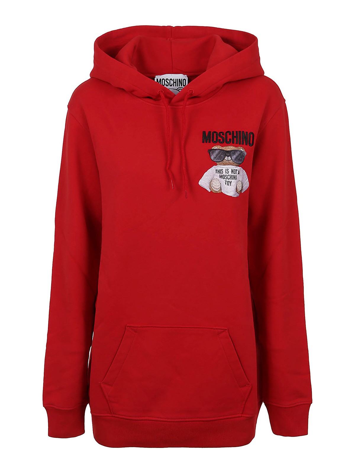 red teddy bear hoodie