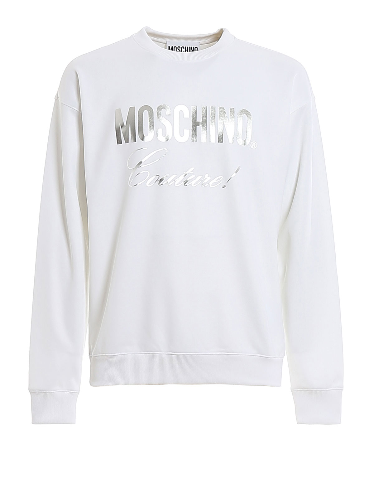 white moschino sweatshirt