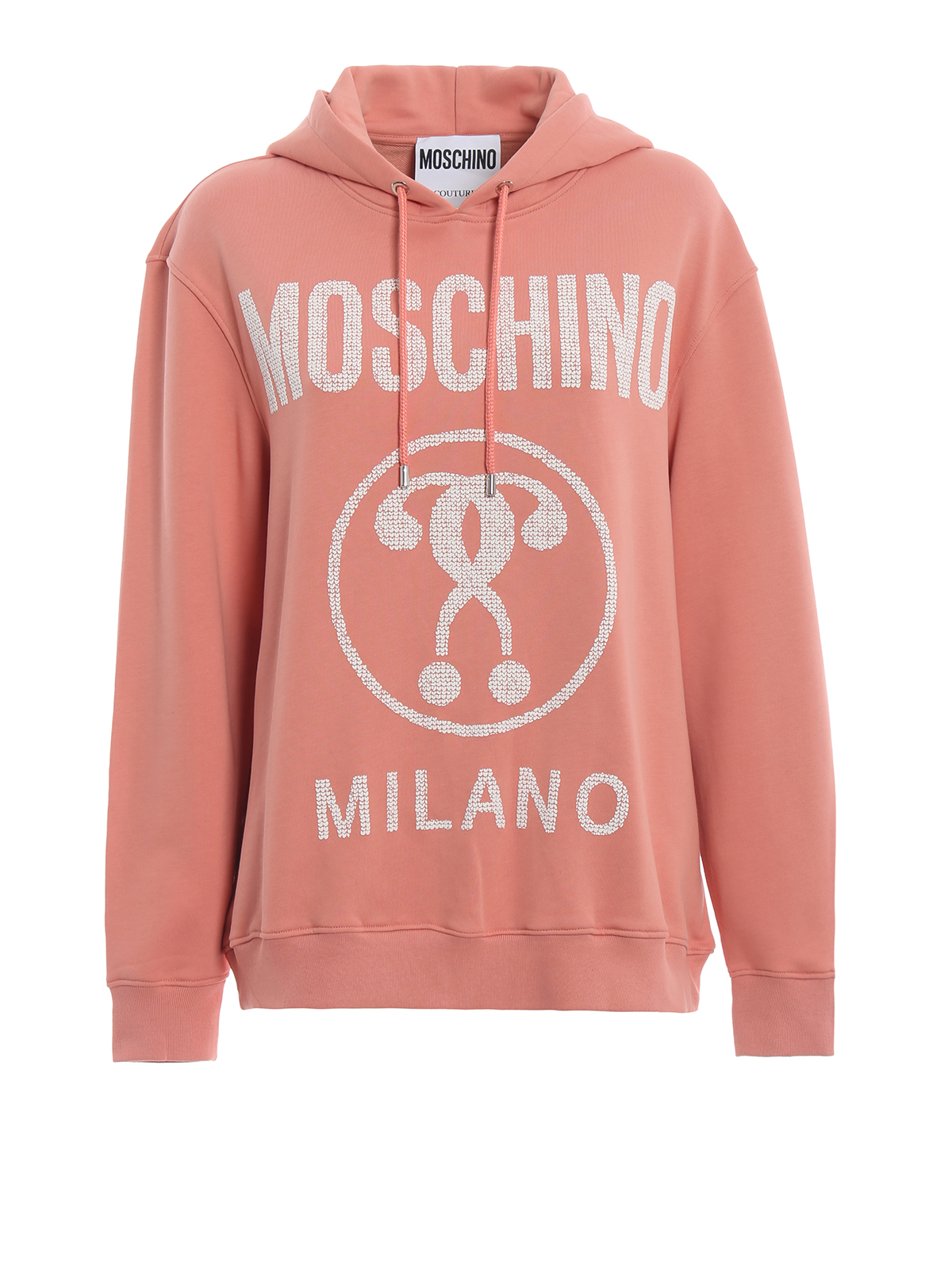 moschino orange hoodie