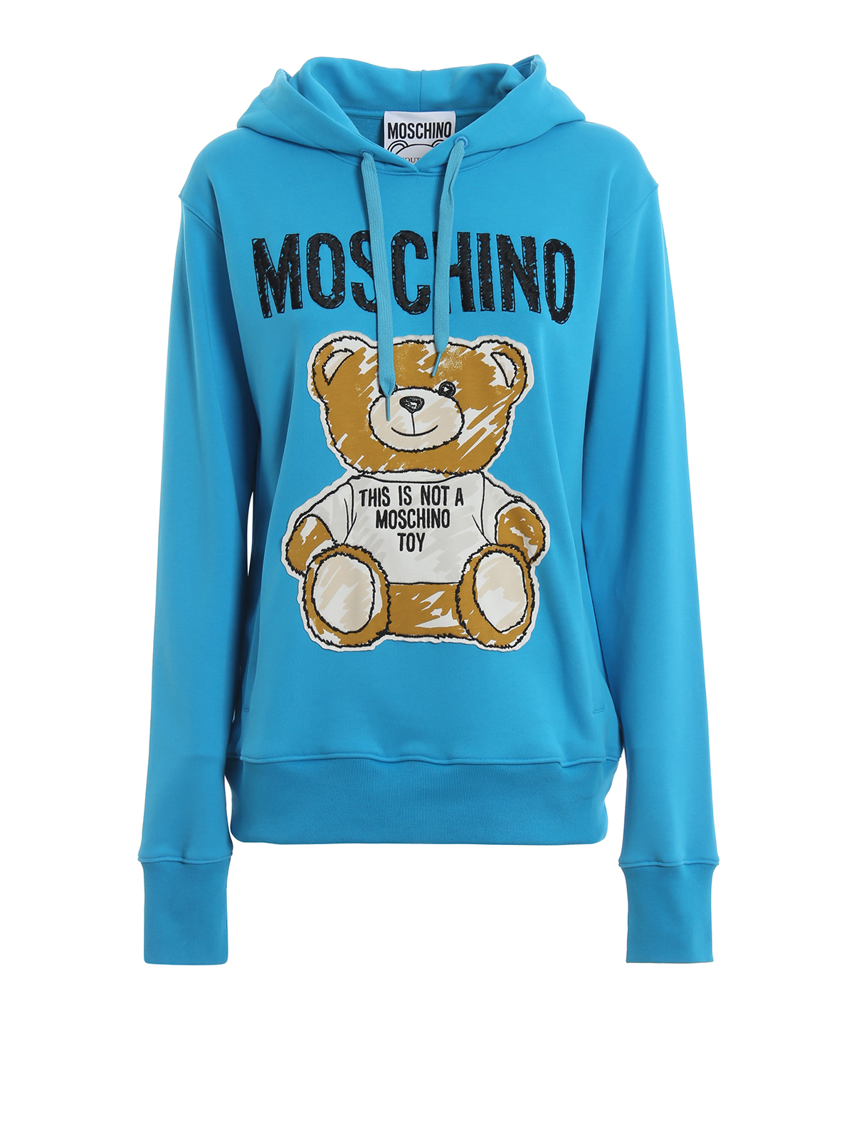 moschino hoodie bear