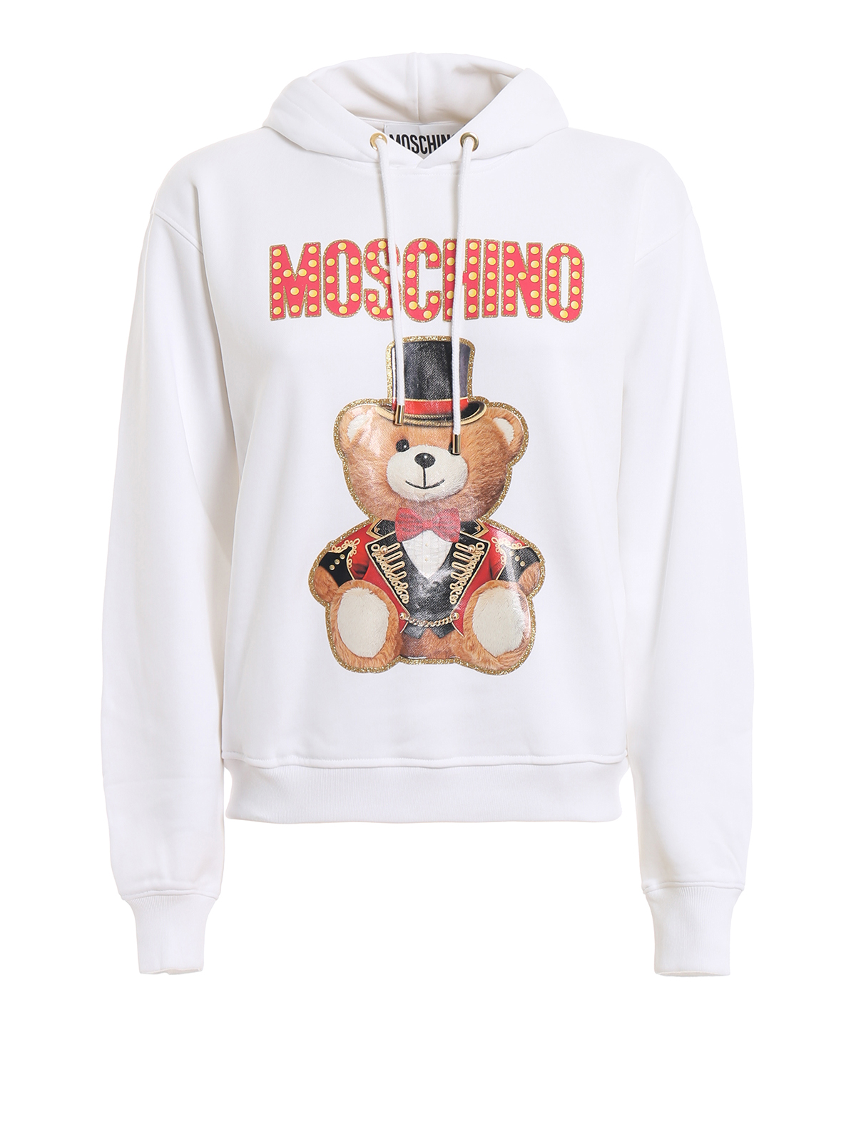 moschino white hoodie