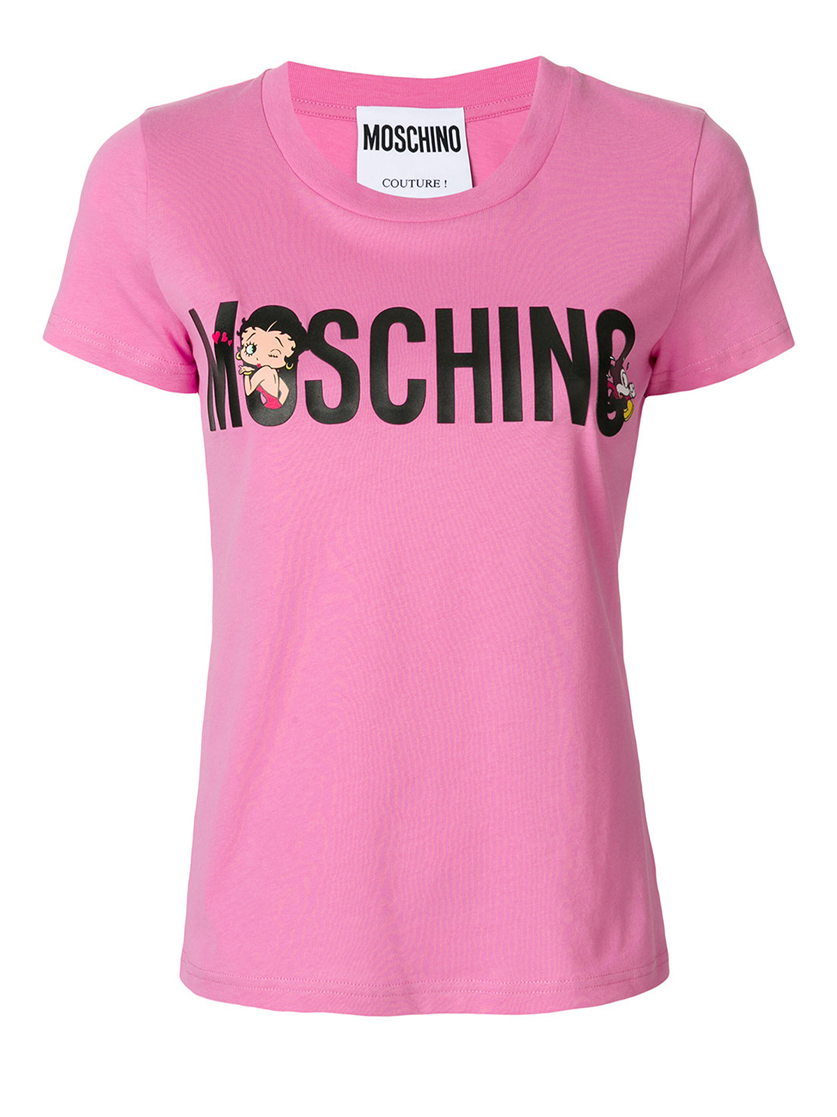 T-shirts Moschino - Betty Boop print cotton T-shirt - A07075401208