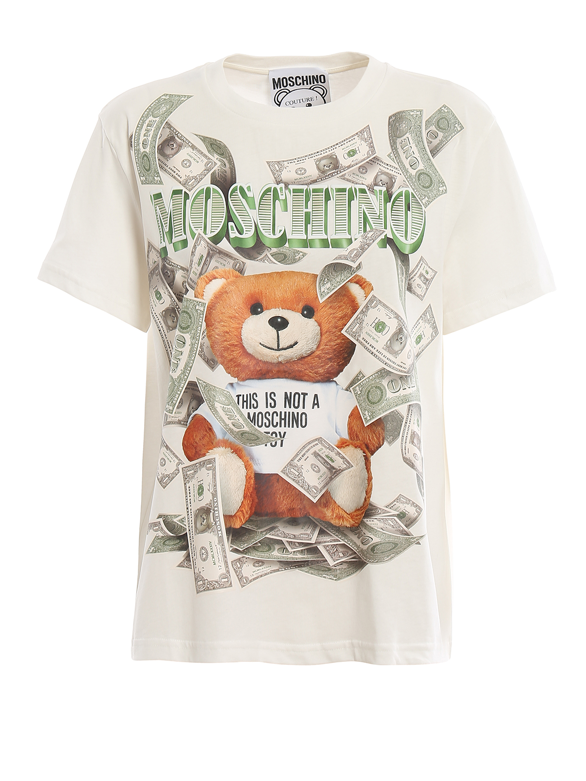 T-shirts Moschino - Dollar Teddy Bear print T-shirt - 071154401002