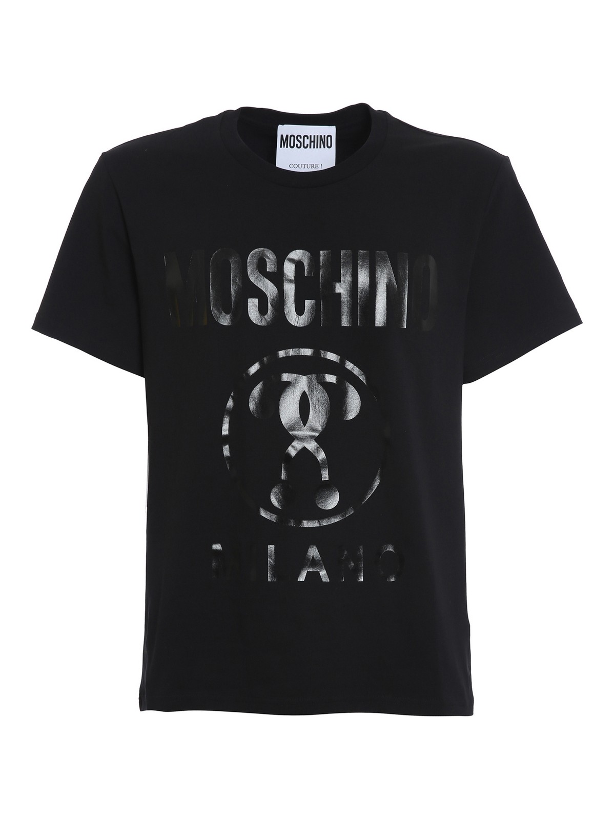 T-shirts Moschino - Double Question Mark T-shirt - 071220390555