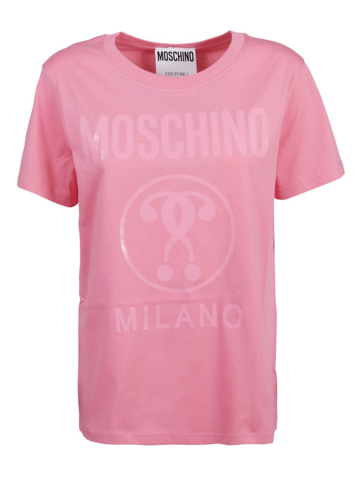 T-shirts Moschino - Double Question Mark T-shirt - 071505401207