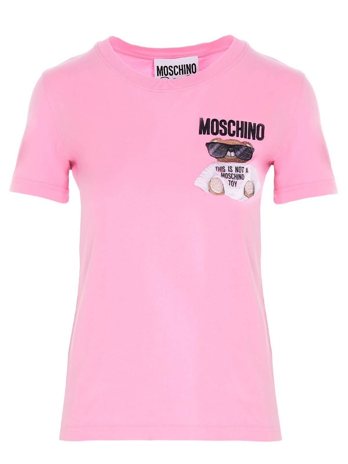 pink moschino t shirt