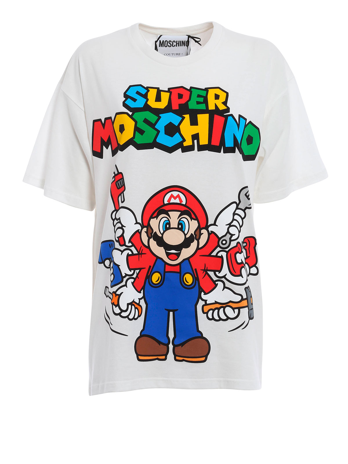 T-shirts Moschino - Super Moschino T-shirt - V07074401002 | iKRIX.com