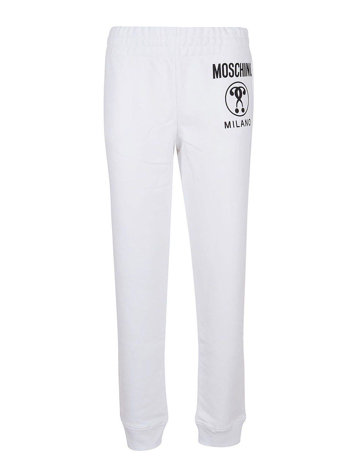 Moschino - Logo print cotton track pants - tracksuit bottoms - 033755271001