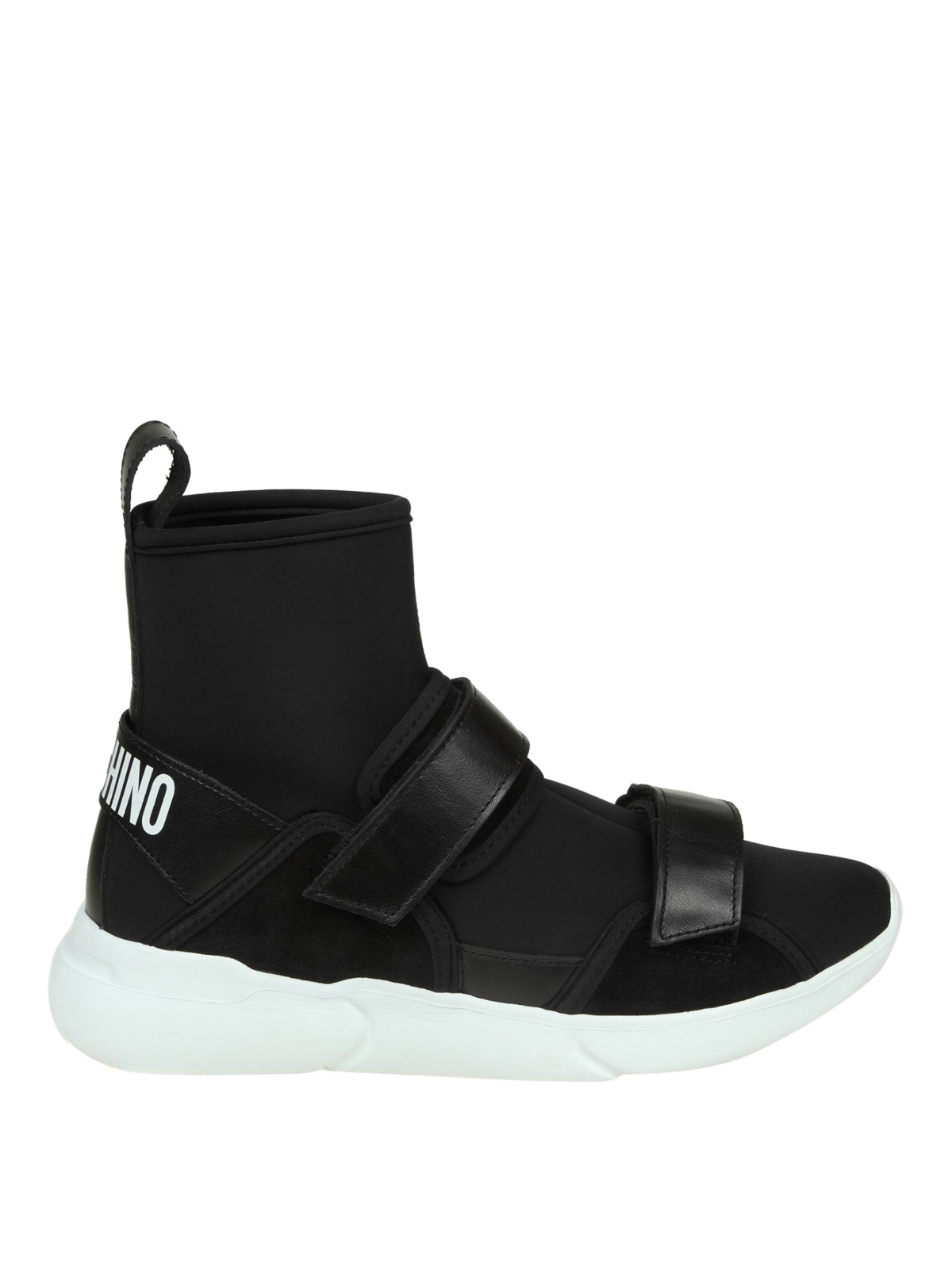 Moschino - Neoprene sock sneakers with 