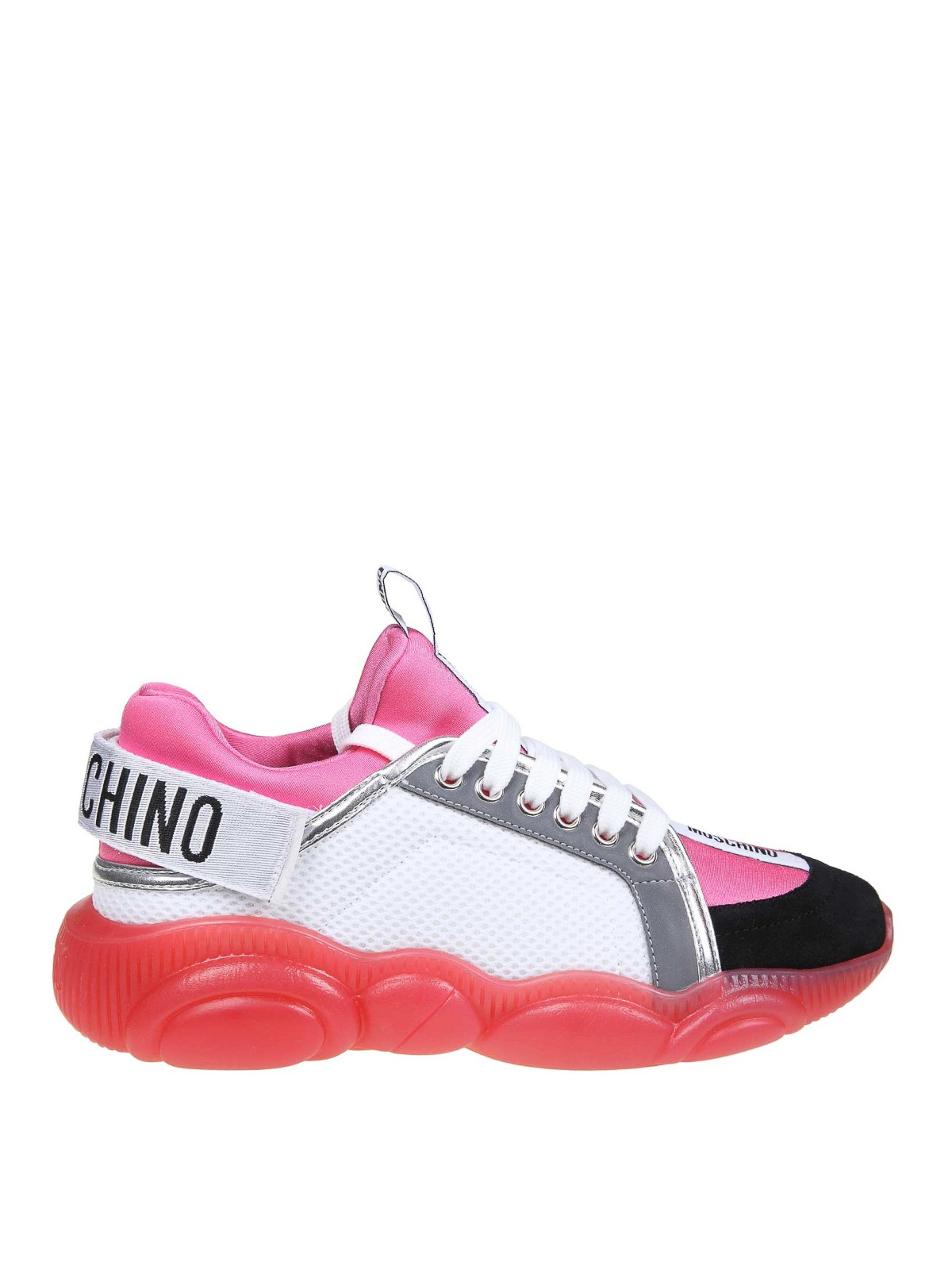 pink moschino sneakers