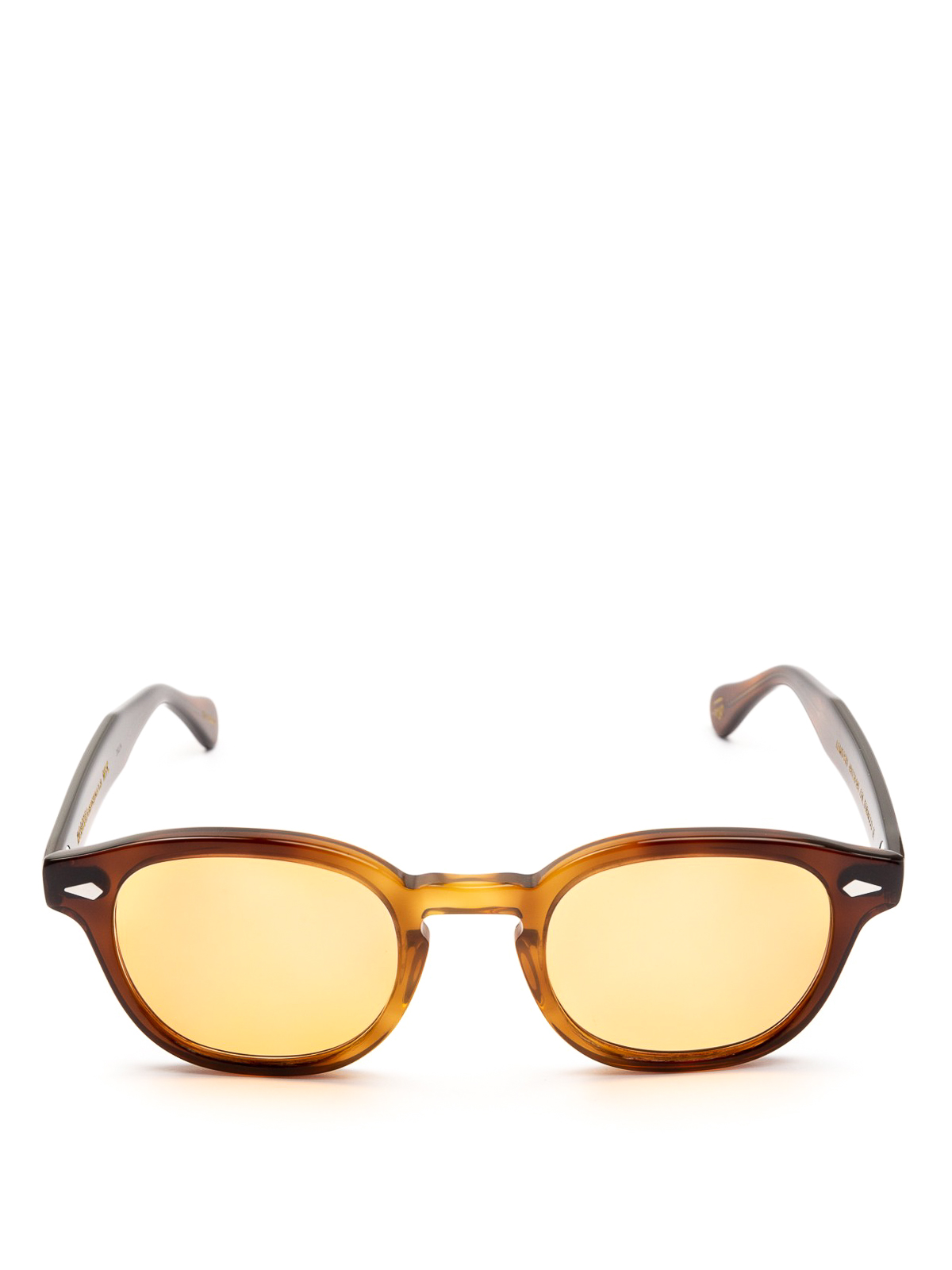 Moscot - Lemtosh orange lens tobacco sunglasses - sunglasses - LEMTOSH ...