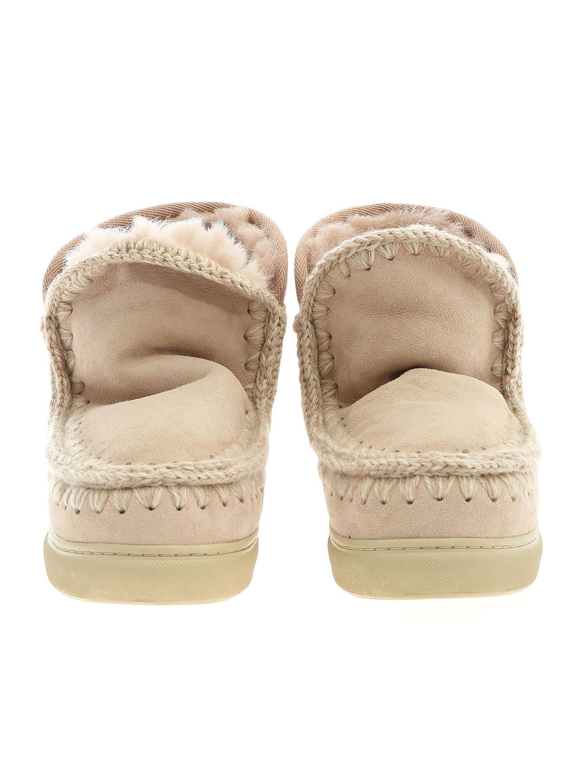 pale pink ankle boots