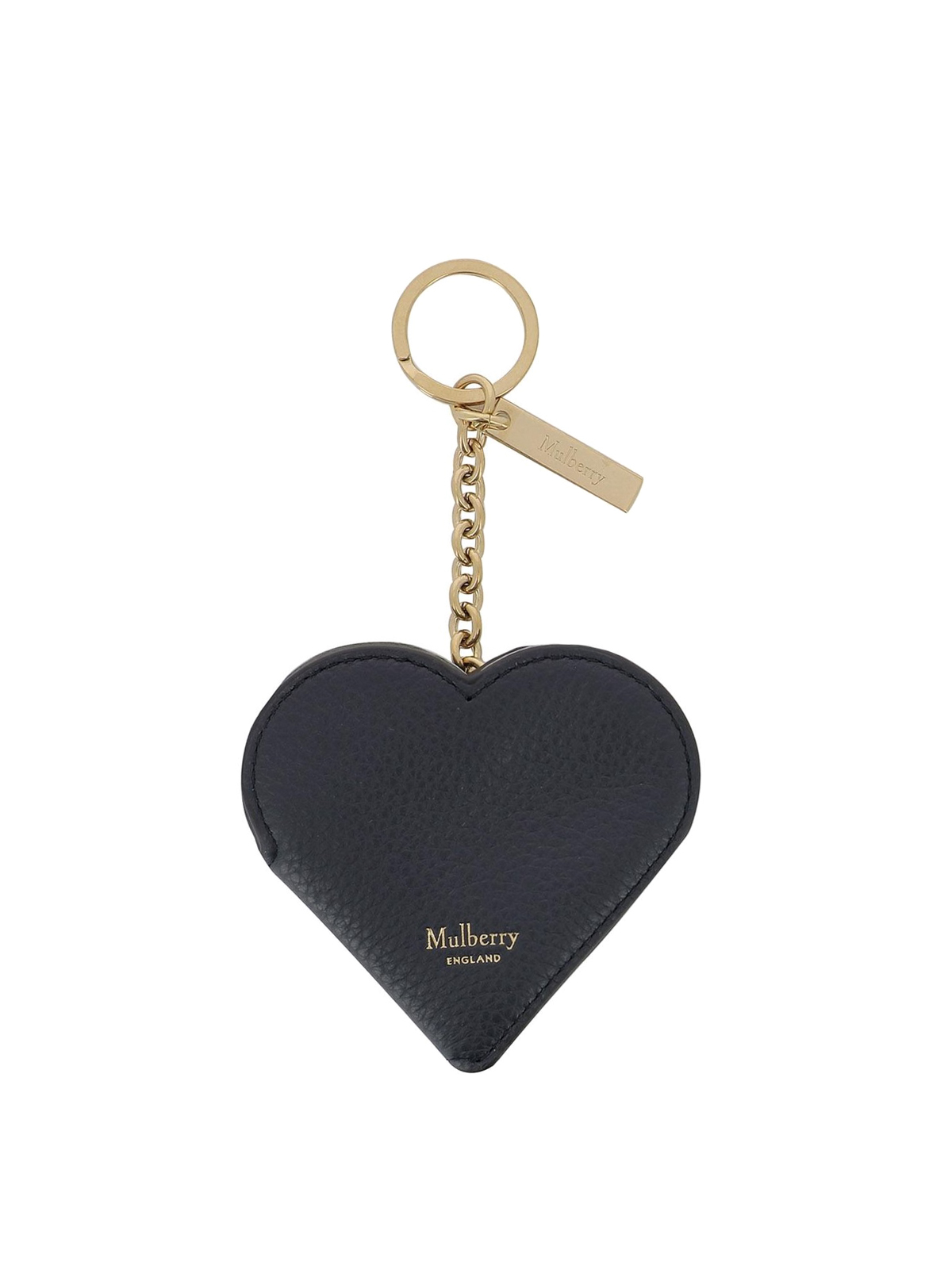 Key holders Mulberry - Heart Portrait grain leather keyring - RK5408205U135