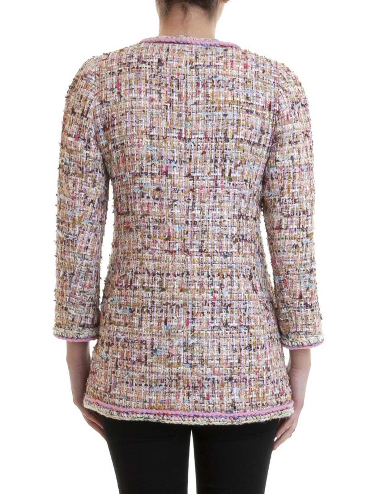 Casual jackets Edward Achour Paris Multicolour tweed long jacket