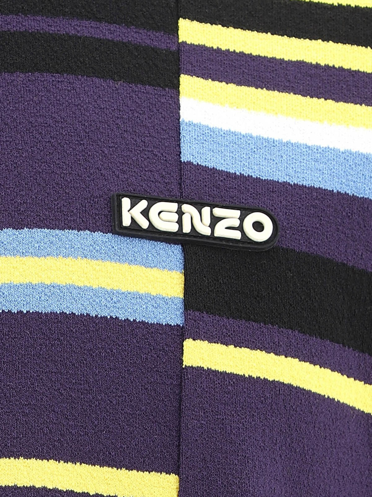 T-shirts Kenzo - Multicoloured striped t-shirt - FA55TS5054DB80