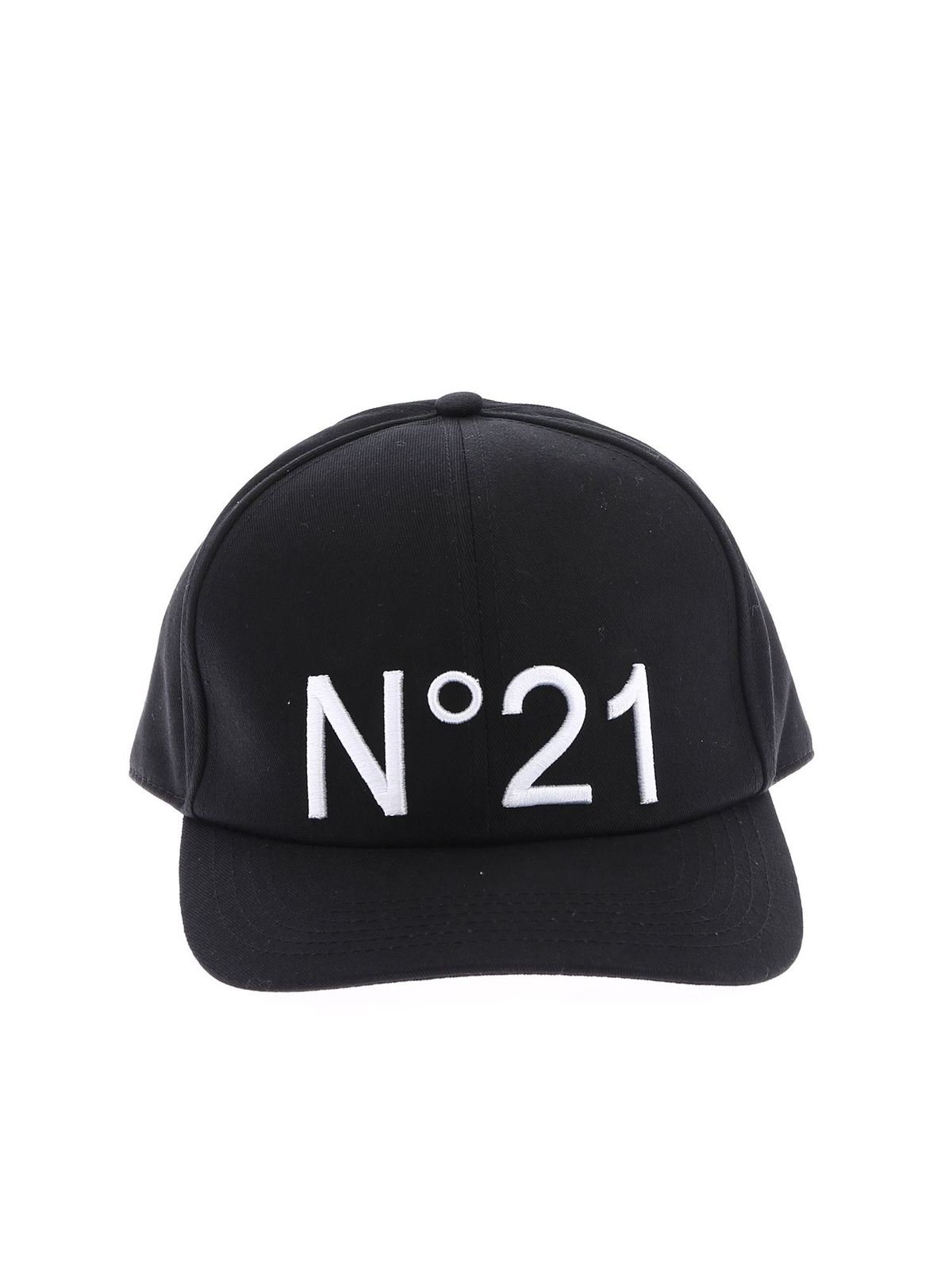 N°21 N  21  EMBROIDERED CAP IN BLACK