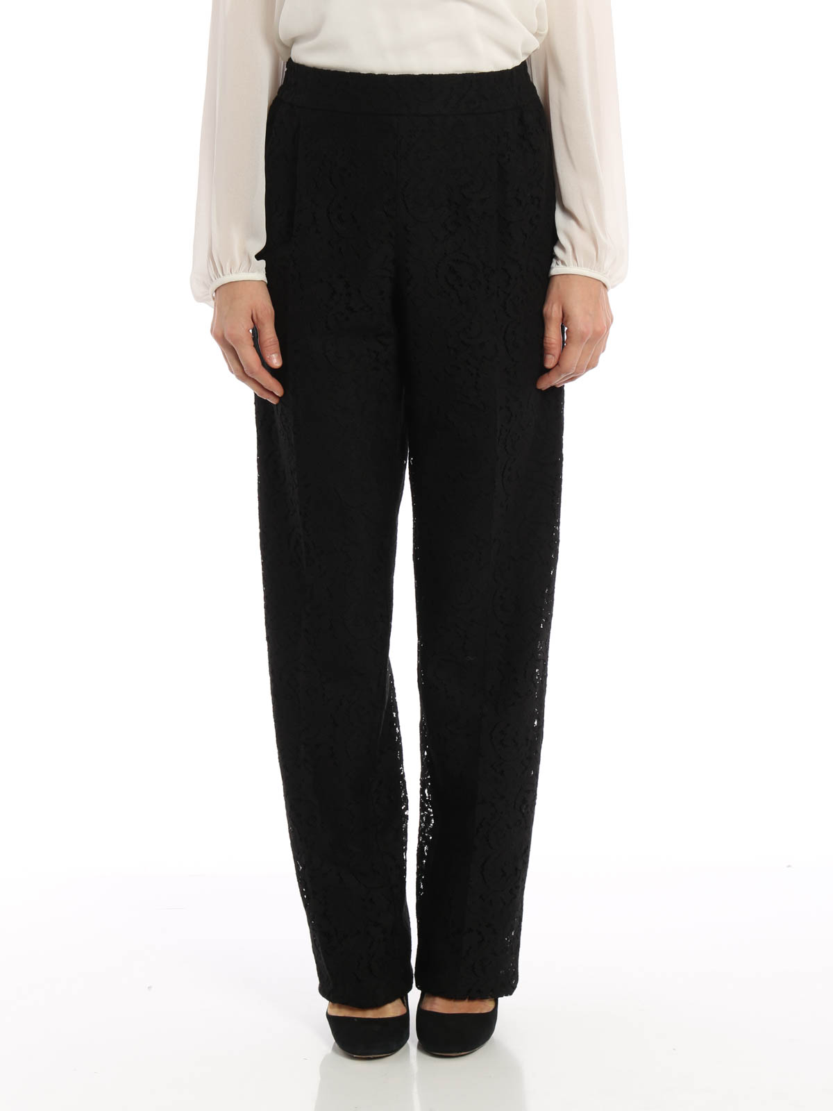 Pantalones de sastrerìa N°21 - Pantalón De Vestir Negro Para Mujer -  17EN2M0B05341239000