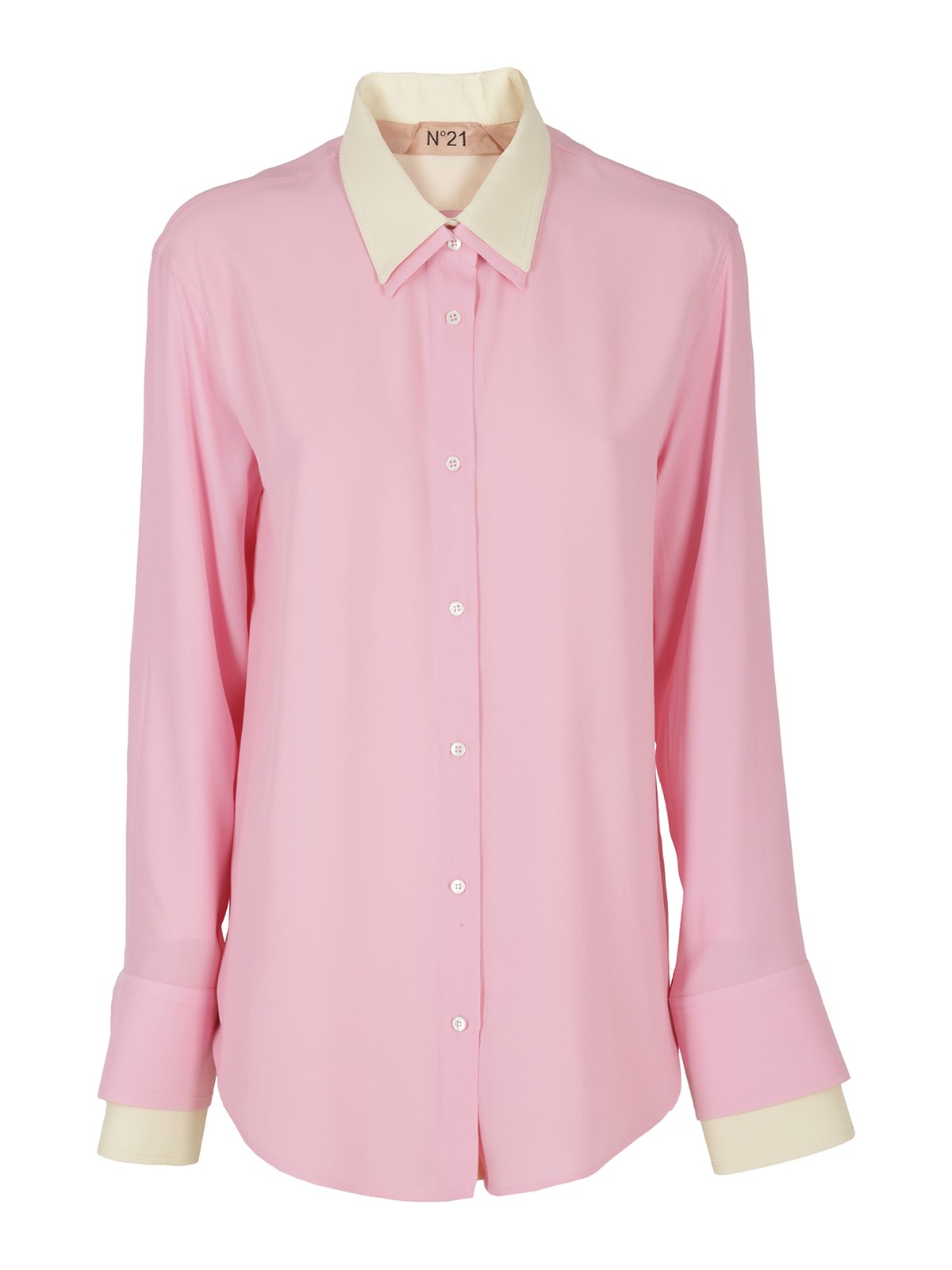Shirts N°21 - Two-tone shirt - G03251114210 | Shop online at iKRIX