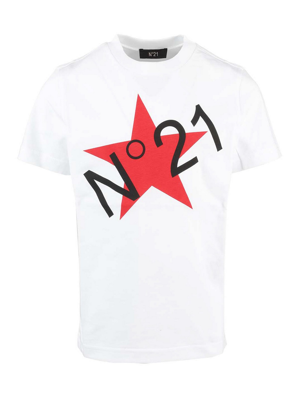 N°21 Kids - Logo T-shirt - t-shirts - N21028N0080N21T74M0N100 | iKRIX.com