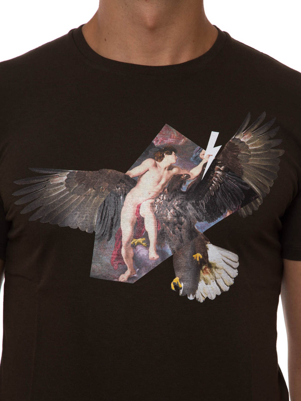 T-shirts Neil Barrett - Ruben's Eagle printed T-shirt 
