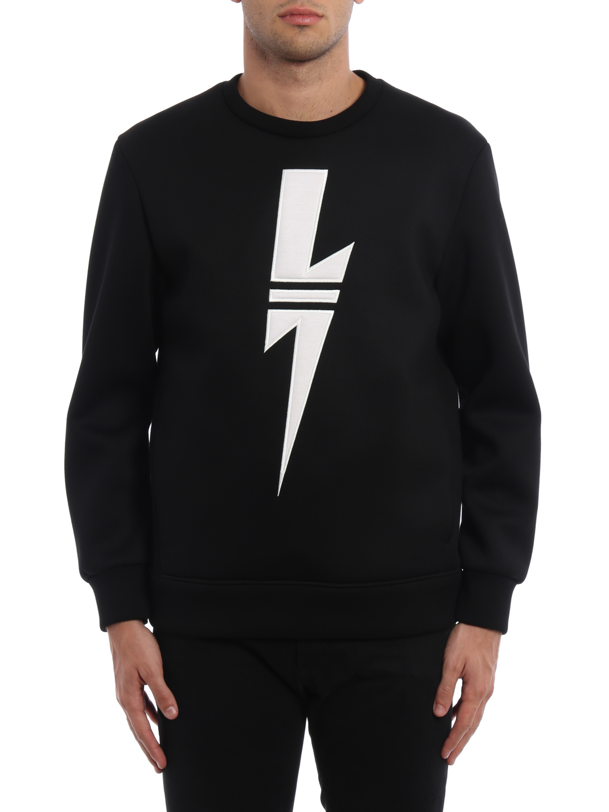 neil barrett neoprene sweatshirt