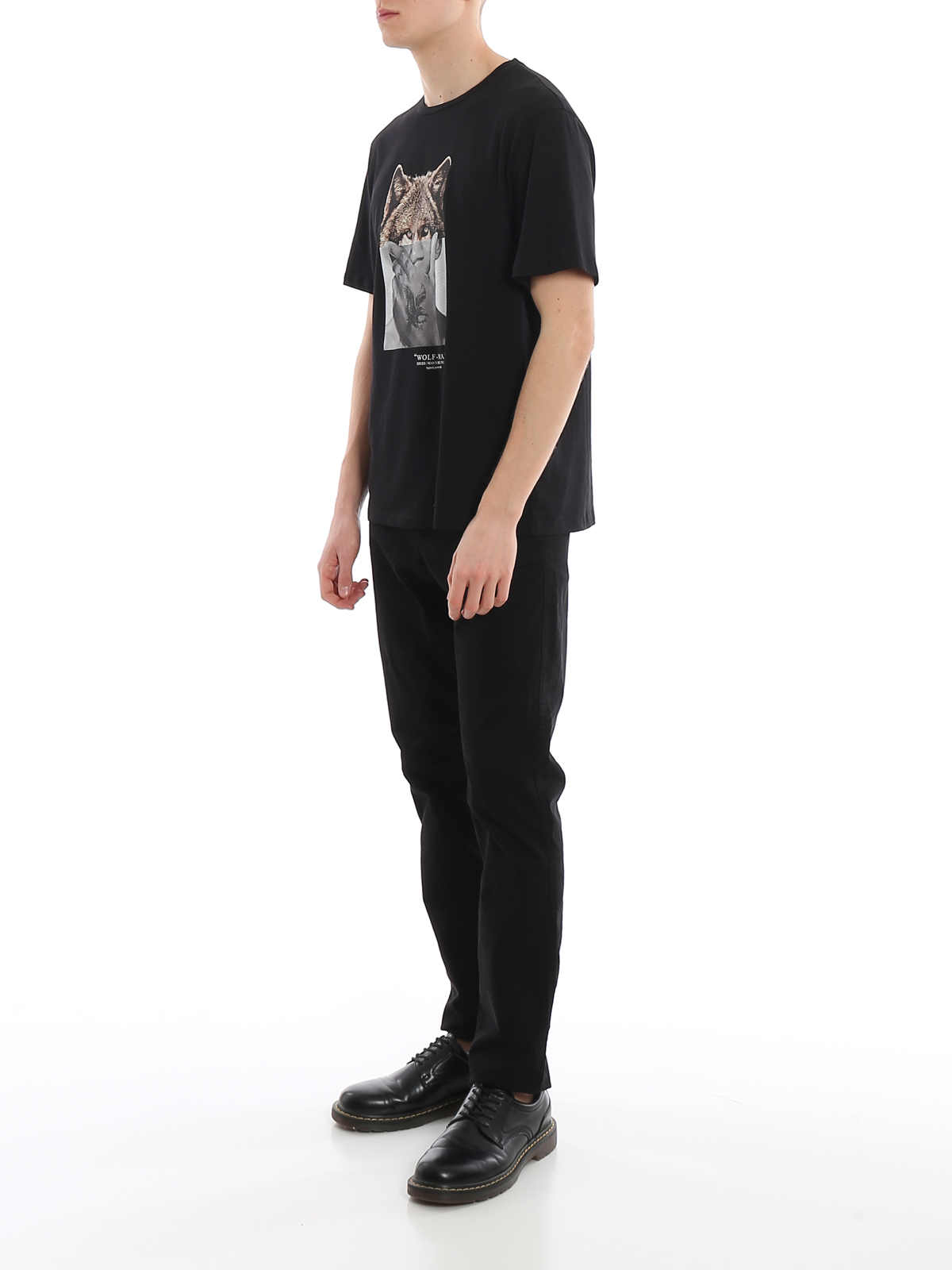 neil barrett wolfman t shirt