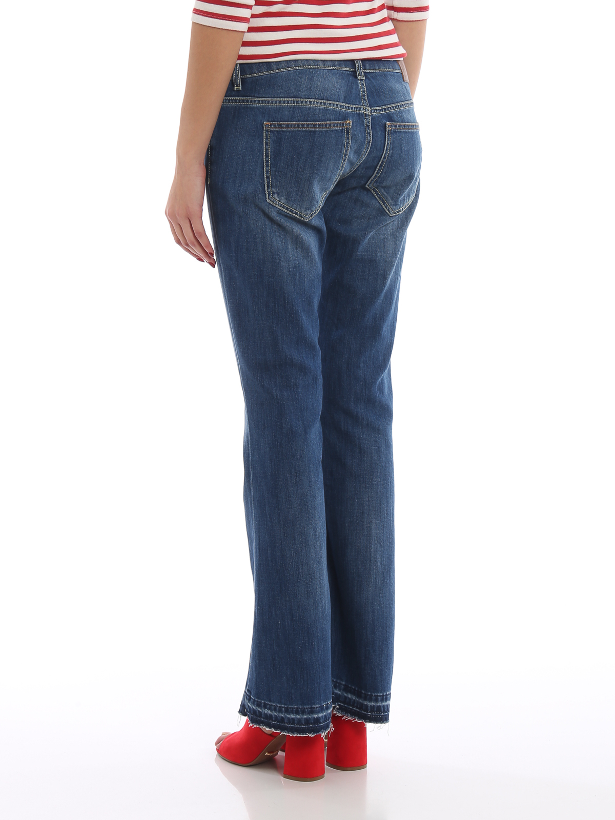 Wolkenkrabber Birma feedback Bootcut jeans Dondup - Neon low waist skinny bootcut jeans -  DP126DS0107DV04800
