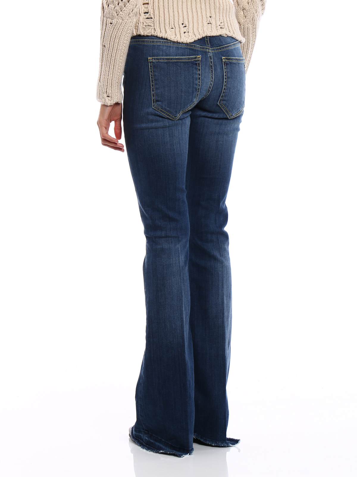 Panter Lijkt op Delegeren Bootcut jeans Dondup - Neon skinny bootcut jeans - DP126DS112DP56800