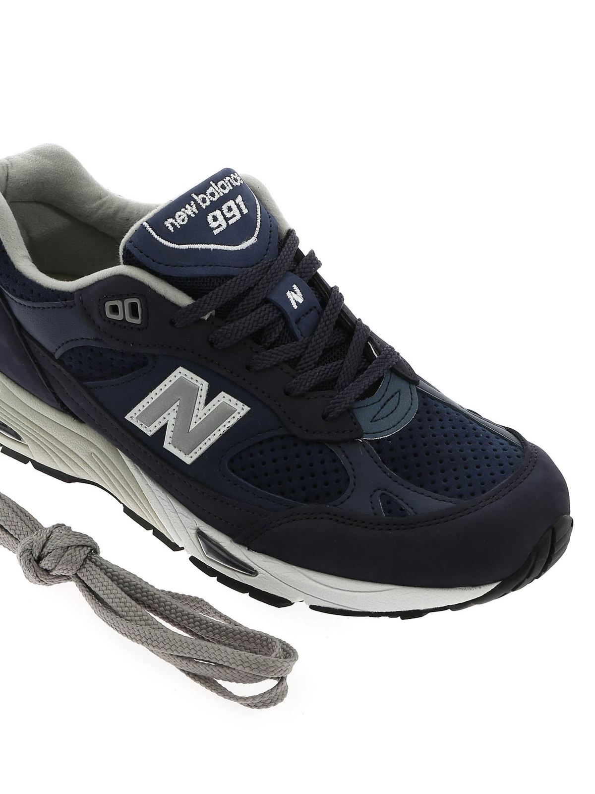 Trainers New Balance - Made in UK 991 sneakers in blue and grey ...