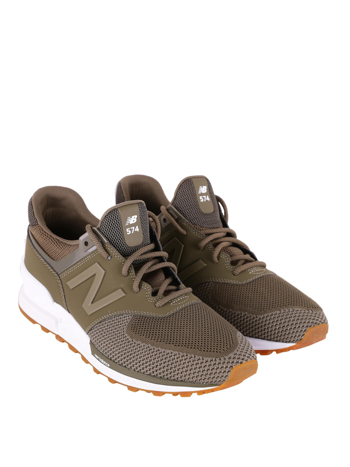 Gastheer van Mooie vrouw Dader Trainers New Balance - 574 Sport army green sneakers - MS574EMO