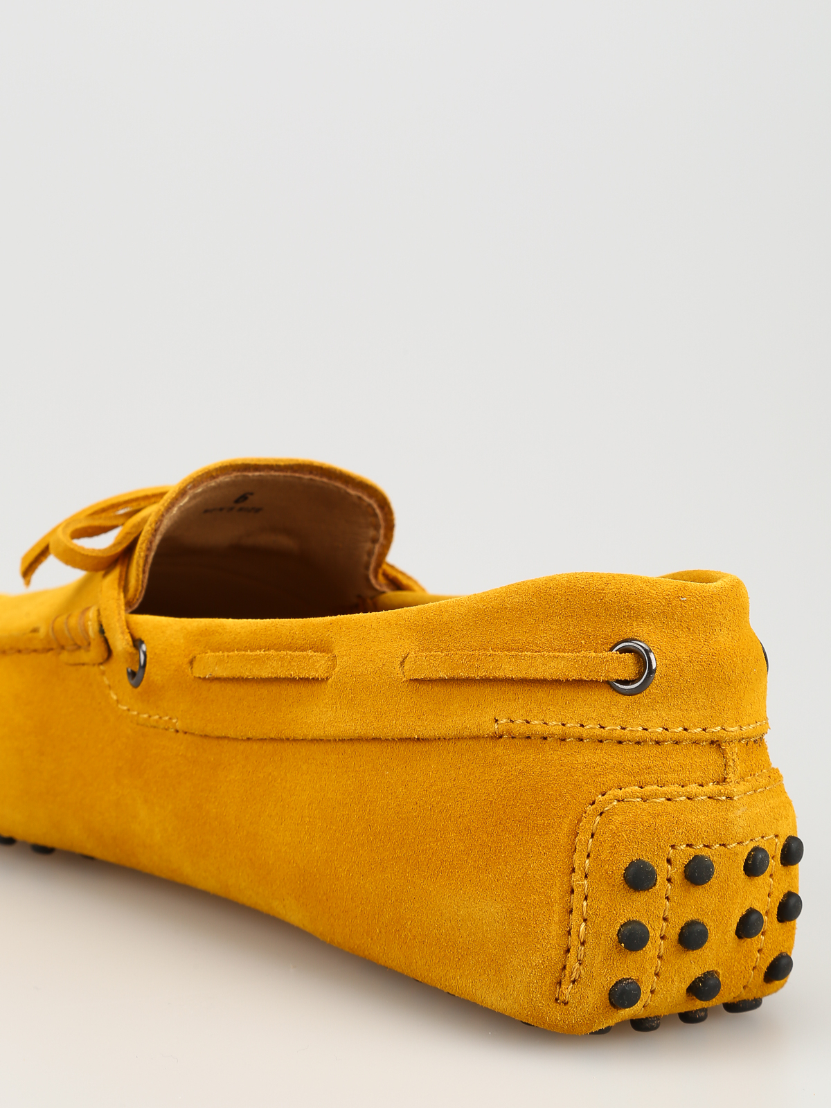 New Laccetto mustard yellow suede 