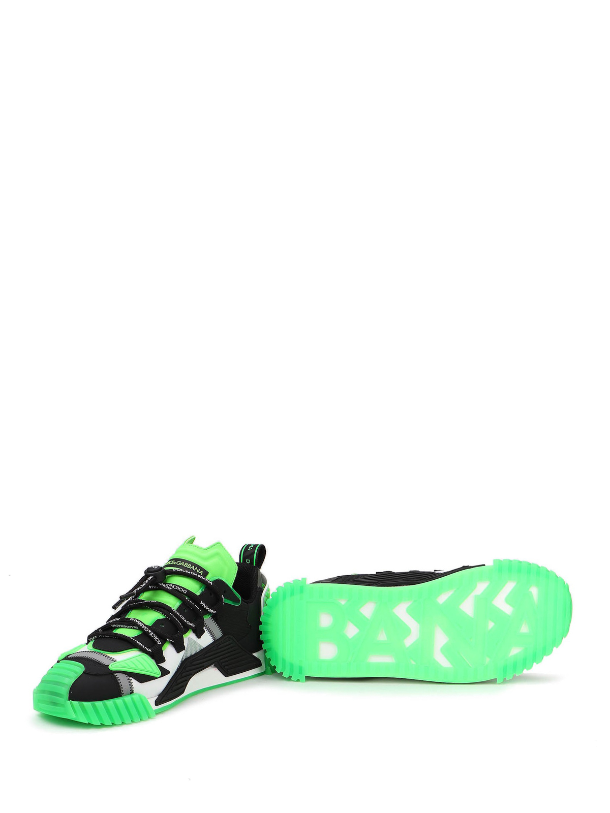 Trainers Dolce & Gabbana - NS1 mixed materials neon sneakers -  CS1770AJ9738B836