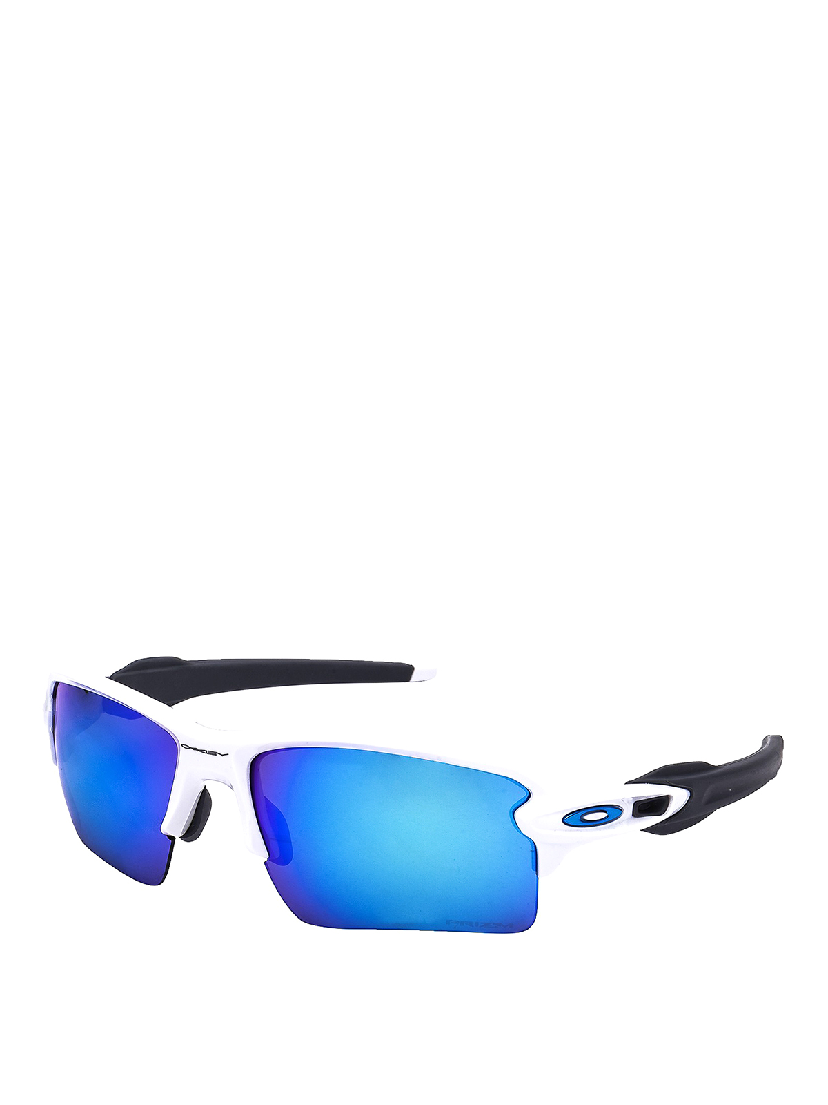 Blue lenses bicolour acetate sunglasses 