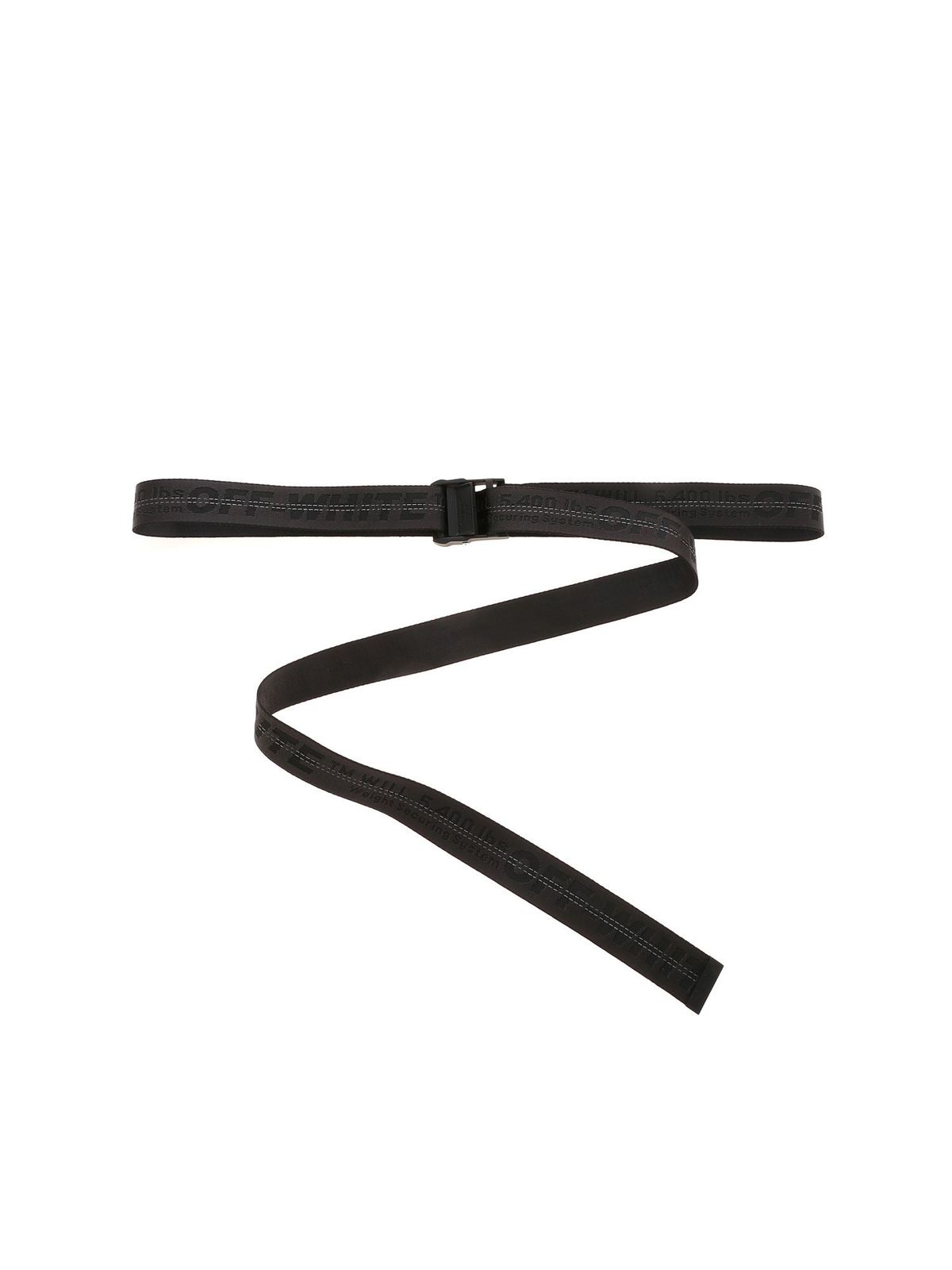 OFF-WHITE CLASSIC INDUSTRIAL BELT IN BLACK