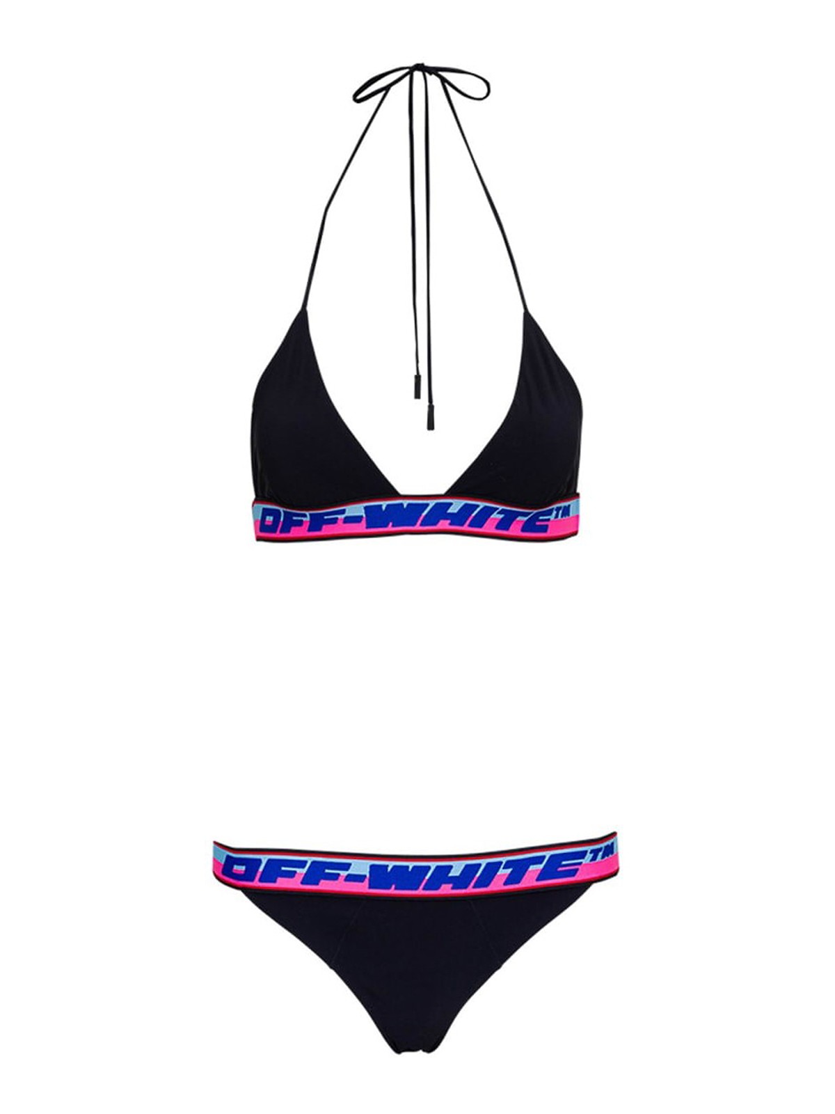 Off-White - Logo nylon bikinis - bikinis - OWFA034R21JER0011000