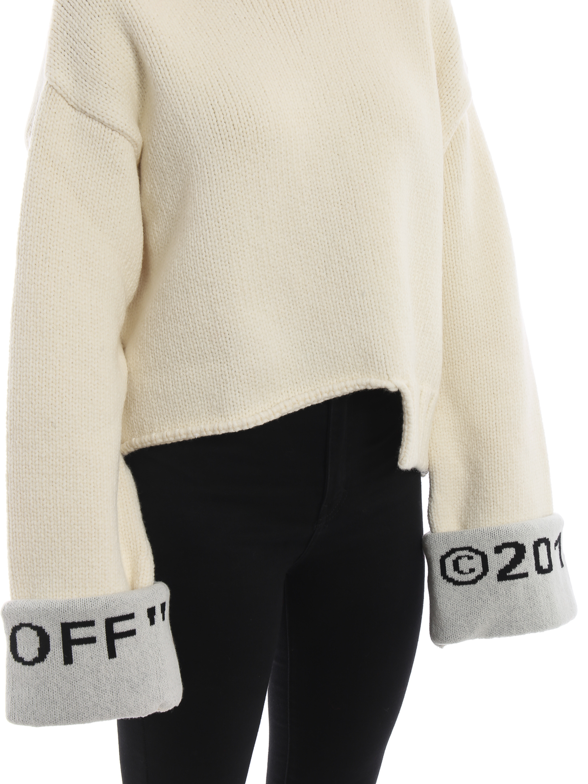 off white mock turtleneck